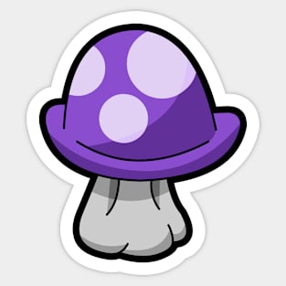 Purple Mushroom Sticker